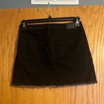 American Eagle  Black Jean Skirt Photo 3