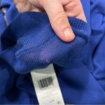 Eileen Fisher  Crewneck Boxy Top Adriatic Blue Large L Photo 6