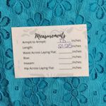 Lilly Pulitzer  Poppy Lace Top Turquoise Floral Eyelet Short Sleeve Resort M Photo 7