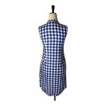 Tommy Bahama  Blue And White Gingham Print Button Front Sleeveless Dress Size XXS Photo 2
