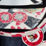 VTG Poker Chips Cards Novelty‎ Top Womens L Colorful Sequins Casino Art to Wear Black Size L Photo 4