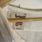 Lemlem  Thin Ivory Pull-over Hoodie with Colorful Stripes Size Medium Photo 4