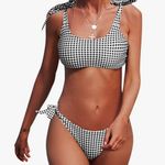 Amazon Gingham Bikini, Medium NWT Photo 0