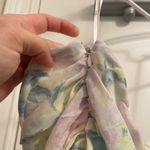 Lulu's Pastel Floral Maxi Dress with Slit Pink Size L Photo 5