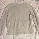 Time And Tru White Crewneck Sweater/sweatshirt Photo 0