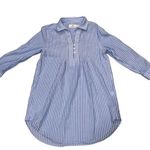 Vineyard Vines  Blue & White Stripe Tunic Beach Coverup Mini Dress size XS Photo 0