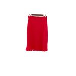 Shadowline Vintage Red Lace Trimmed Slip Skirt Size Medium Photo 4