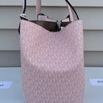 Michael Kors Phoebe Signature Large Drawstring Bucket Grab Bag -DK Powder Blush Photo 4