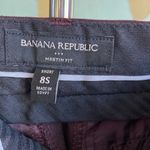 Banana Republic  Martin Fit 8s burgundy maroon dress slacks trousers pants Photo 7