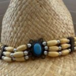 Handwoven Straw Cowboy Hat Western Photo 4