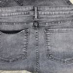 Fidelity Denim Juniper Crop Flare Jeans in Surfire Gray Raw Hem Size 29 Photo 5