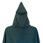 Danskin  Hooded Mixed Rib Cozy 1/2 Zip Women’s XL Dark Green Kangaroo Pocket Photo 3