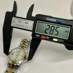 Armitron now women’s quartz analog wrist watch two tone Mop dial 28mm running Photo 2