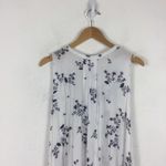 Free People  Snap Out of It White Floral Swing Mini Dress Tunic Medium Photo 14