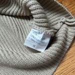 Cropped cotton sweater sleeveless Tan Photo 3