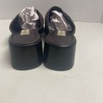 Brighton Franki Basket Weave Vero Cuoio Leather Heel Clogs Mules Brown Size 8.5 Photo 7