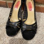 Michael Kors  Black Pumps Size 8 Women's Heels Sz 8 Carmen Cage Heels Photo 6