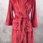 Soft Surroundings  Women Robe‎ Medium Cozy Plush Lounge Sleepwear Loungewear Photo 0