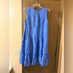 J. McLaughlin  Christa Linen Dress in Cornflower Blue Photo 4