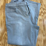Talbots Jeans Women's 16W Gray Denim Stretch Slim Ankle Zip Fly 5-Pockets B62 Photo 0