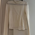 Pull & Bear  longlseeve seethrough top Photo 0