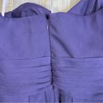 David's Bridal David’s Bridal Size 6 Purple Chiffon Lined Dress w/Wire Stays in Bust Photo 6