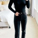 GRLFRND Karolina high rise Jean black size 25 New With Tags! Button Fly Photo 0