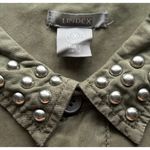 Lindex Womens Green Studded Jacket Large Photo 2