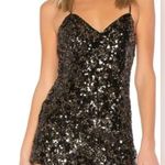 NBD Reign Sequin Romper In Black Size Small Photo 1