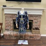 Laundry by Shelli Segal  paisley and floral print knee length dress / 4 / EUC Photo 6