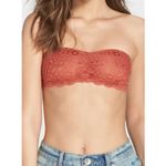 Free People Strappy Burnt Orange Lace Bandeau Bra Small Photo 6