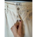 AGOLDE  Jeans Women 26 Winter White Paper Wash Remy High Rise Crop‎ Straight Leg Photo 5