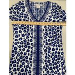 Gretchen Scott  Dress Women Small Animal Print 3/4 Sleeve Stretch Travel Vacation Photo 7