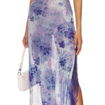 Intimately Free People Suddenly Fine Maxi Slip in Spring Rain Combo XS Boho Purple Photo 0