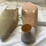 Kitten Heel Summer Mule Slide Color Sand Size 36 Tan Photo 6