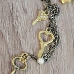 Betsey Johnson Half-Stretch Lips Charm Bracelet and Necklace Photo 5