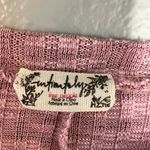 Free People  Ribbed Long Sleeve Top Size S Pink Stretchy Fitted Lightweight‎ Photo 1
