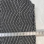 Chico's  Fringe Open Front Vest Sleeveless Black White Knit Cardigan Size‎ 2 US L Photo 6