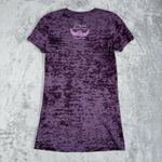 Bravado Harley Davidson Womens Medium Purple Burnout Tee Vintage Biker Chic Photo 2