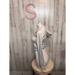 White zip up sweater size small Photo 1