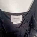 BHLDN  Jia Bias Cut Ruffled V Neck Gown Photo 4