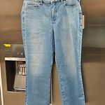 NYDJ ๐๐ Relaxed Piper Crop Jeans ~ Clift Blue 12 NWT Photo 3