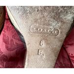 Coach Women's Metallic Silver Cross-Strap Sandals Photo 8