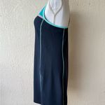 Title Nine $89 T9 US M Navy Twisted Sister Racerback Active Sport Bra Dress EUC Photo 1