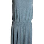 Soft Surroundings NWT  Blue Kerry Dress Sleeveless Cowl Neck Smocked Waist Sz M Photo 1