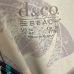 Denim & Co . Floral Beach Regular Sweetheart
Twist Front Swim Dress Size 14 Photo 14