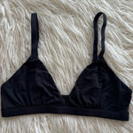 SKIMS Fits Everybody Triangle Bralette Onyx Size Medium Photo 0