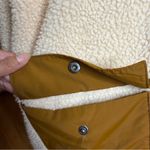 Madewell Re Sourced Fleece Hooded Zip Jacket Womens XL Beige Sherpa Photo 9