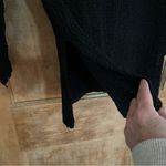H & M Black loose knit sweater. Size XS Photo 4