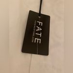 FATE. NWT White Floral Eyelet Zip Up Skirt size medium Photo 2